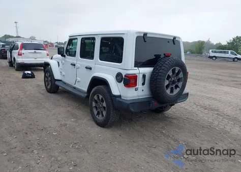 2018 Jeep Wrangler Unlimited Sahara 4X4 z USA, uszkodzony, nr VIN 1C4HJXEG7JW125106
